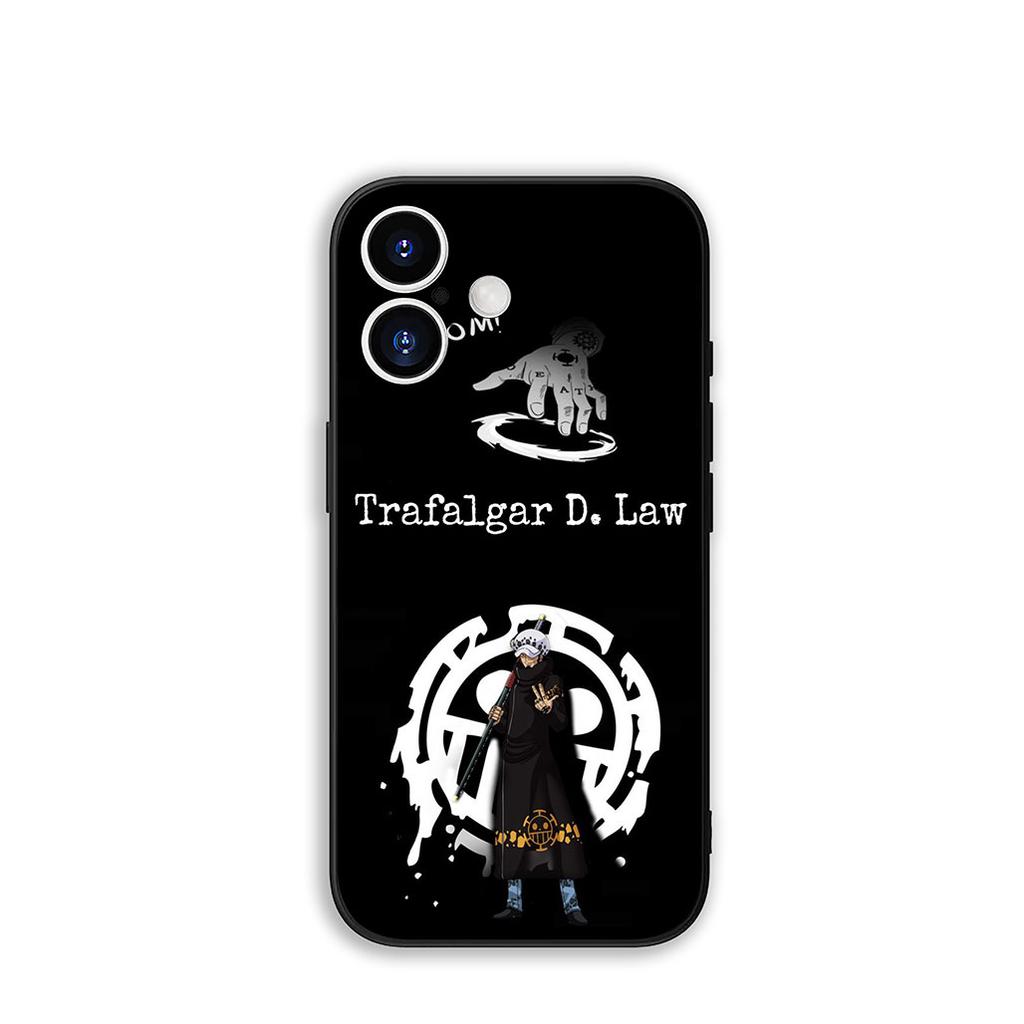 Phone Cover Trafalgar D Water Law One Piece for Apple iPhone 16 15 14 Plus 13 12 Mini 17 Pro Max + ProMax 16E Air 15+ Case