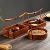ZISIZ Handmade Bamboo Vintage Storage Basket