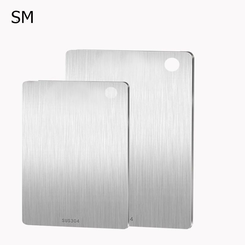 Stainless Steel Cutting Boards Multi-Purpose Double Sided Chopping Boards for Cutting Meat Fruit and Vegetable Food Grade Board