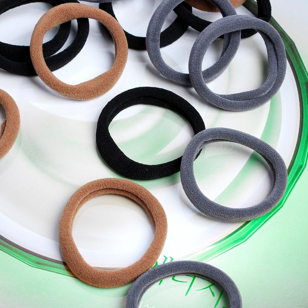 Women's Plump Hair Tie 60p (3 Colors) Knotless Hair Elastic