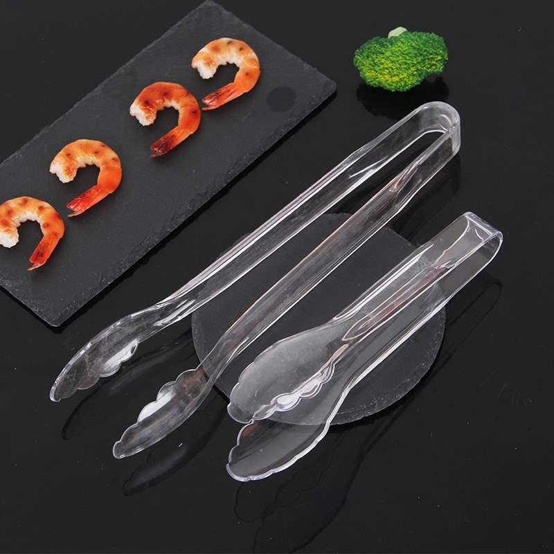 Durable Transparent PC Food Clip for Bread, Cake, Buffet, and Multi-Purpose Use