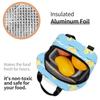 Cute Duck Swimming Seamless Pattern Insulated Lunch Bag for Women Children Leakproof Food Boxes Thermal Lunch Box Tote