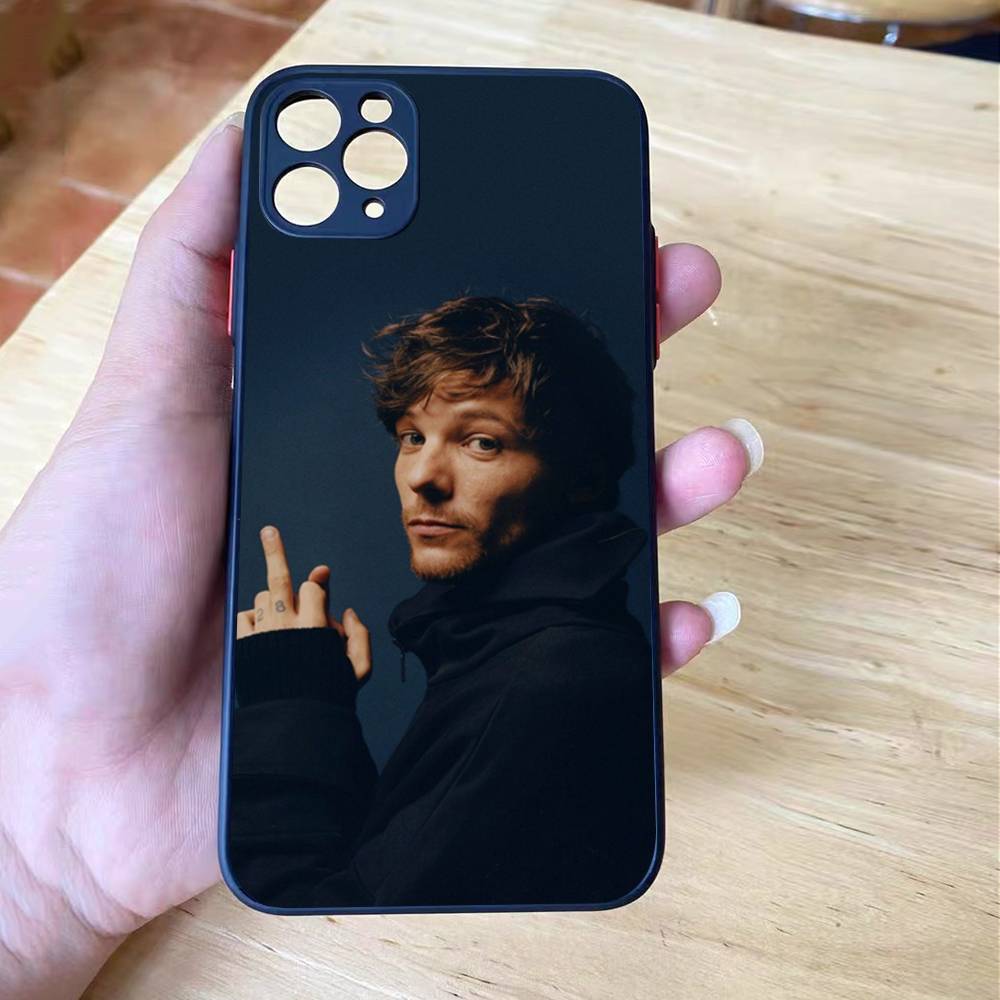 Singer L-Louis T-Tomlinson For iPhone Case 16 15 14 13 12 11 Pro xs Max Anti-Drop Soft Phone Y2K Cover Hard shell back