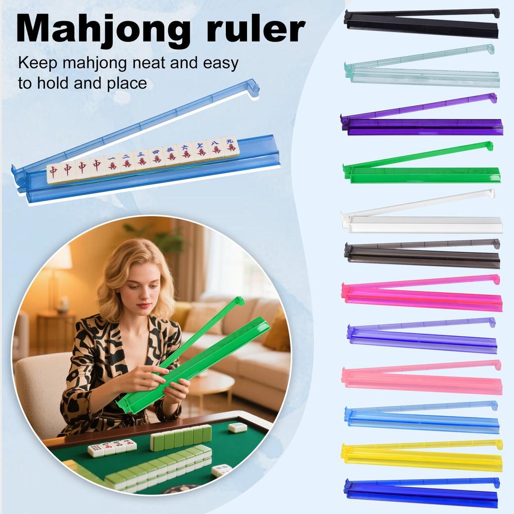 Mahjong Stand With Push Rod, Colorful Acrylic American Mahjong Tile Stand, Imported Modern Mahjong Stand, Built-in Push Rod
