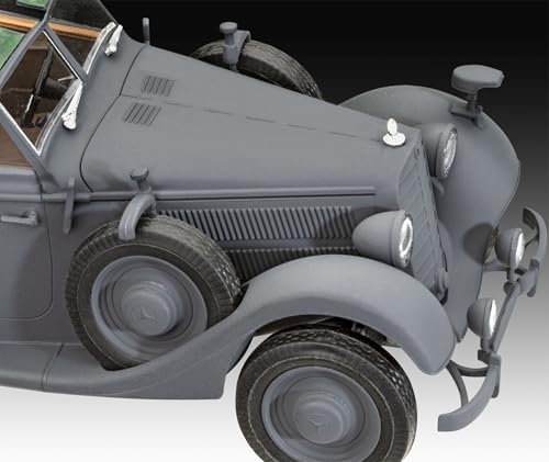 German Level 1/35 German Type 320 (W142) Cabriolet Plastic Model 03354 (Car)