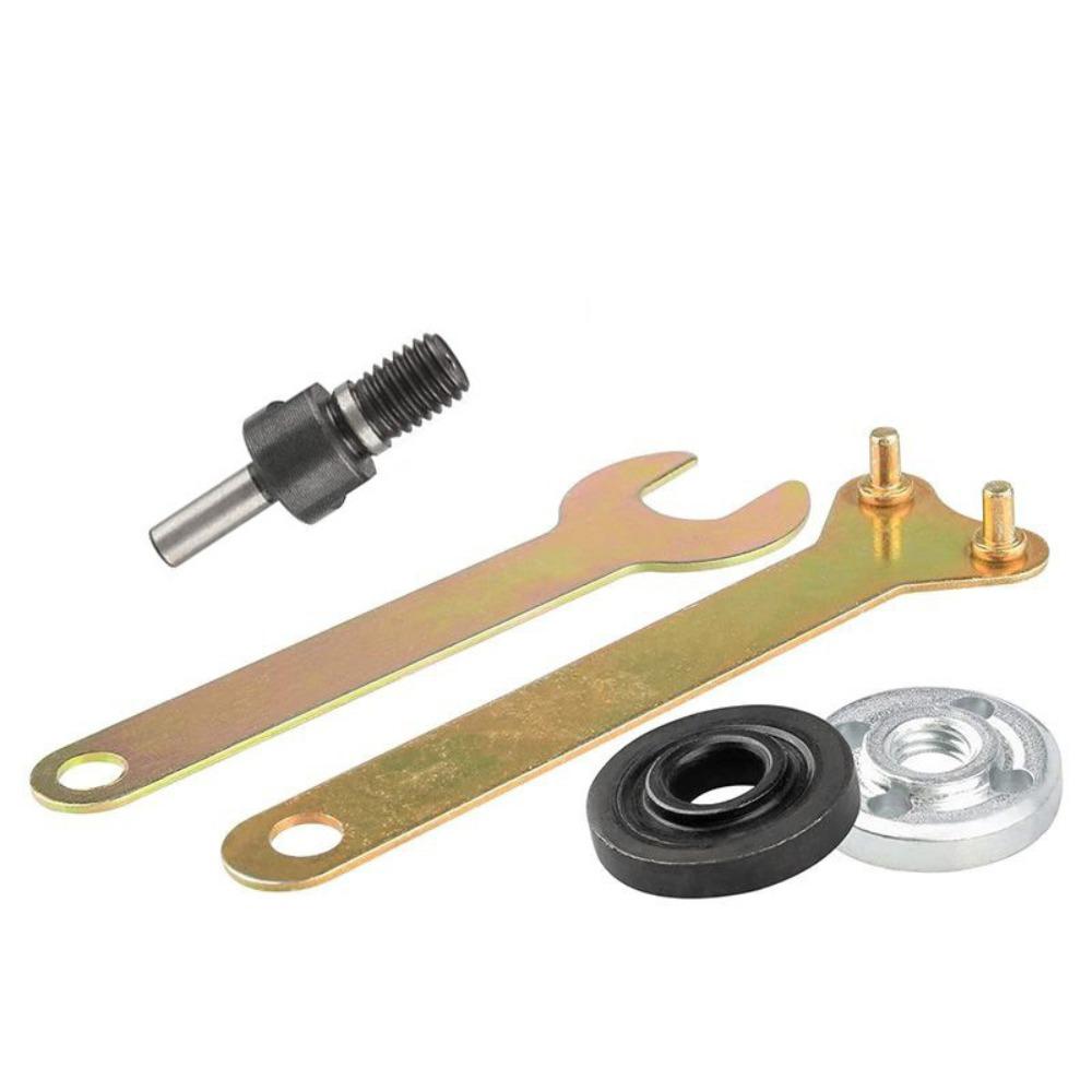 5/10pcs Metal Electric Drill Converter 6mm 10mm Attachment Angle Grinder Connecting Rod Polishing Wheel Drill Adapter