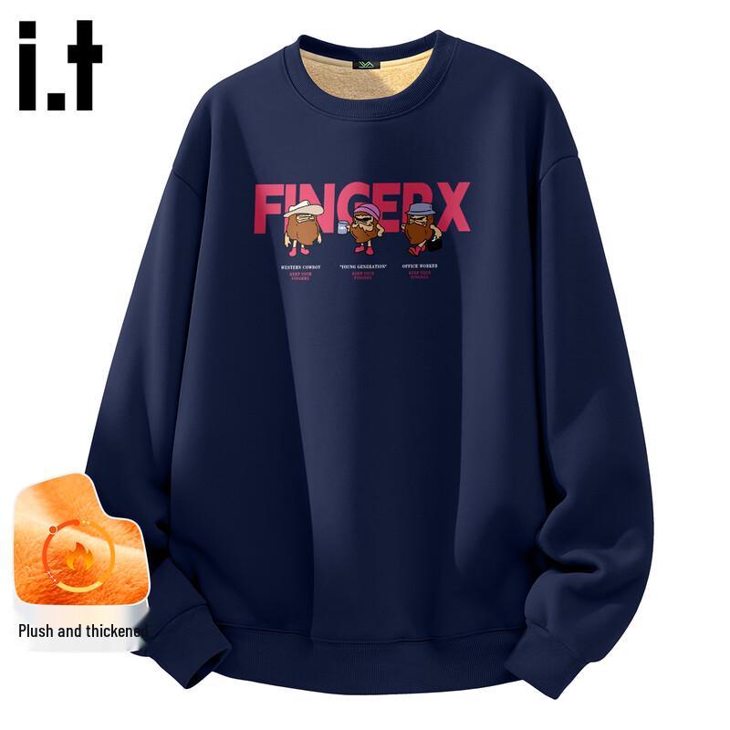 Fingercroxx IT Unisex Thickened Fleece-Lined Sweatshirt