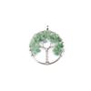 Silk-Wound Natural Gravel Crystal Tree Of Life, Colorful Natural Stone Fortune Tree Necklace Direct Sales N58