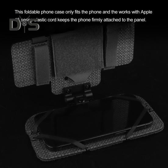 Foldable Hunting Vest Phone Holder Plate Carrier for iPhone 15 Mobile Universal Chest Navigation Board Cell Phone Mount Outdoor Vest Attachment