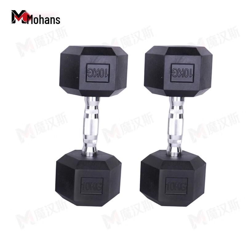 Hex Cast Iron Dumbbell Set