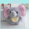 Cute Elephant Plush Doll With Premium Velvet Fabric For Bag And Home Decor