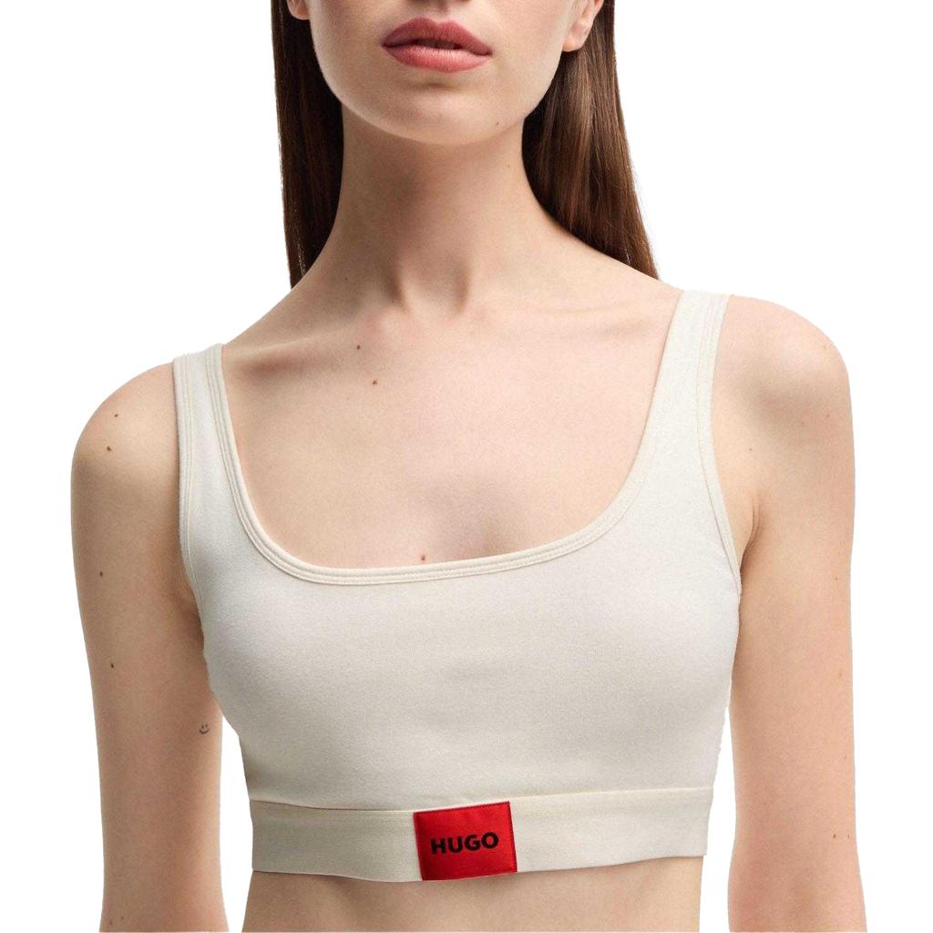 Hugo Womens/Ladies Logo Cotton Stretch Bralette