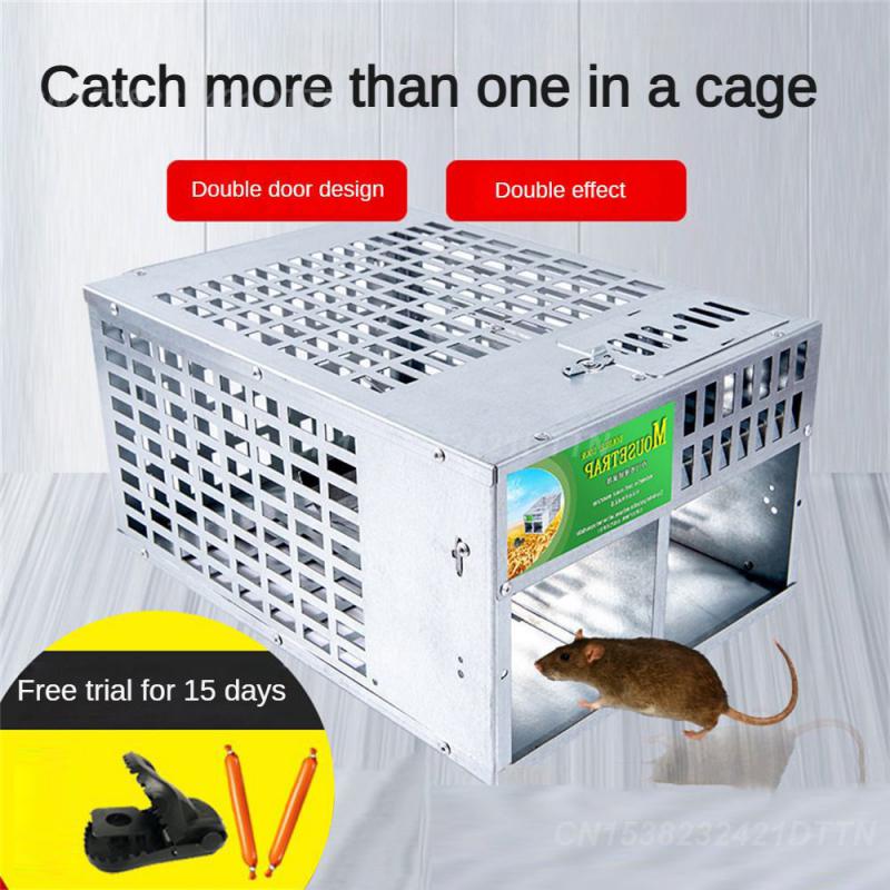 Automatic Rat Traps Pet Control Tools Non-toxic Reusable Indoor Outdoor Rat Trap Rat Cage Pest Control Products Pest Repeller
