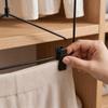 2Pcs with Pant Clips Clothes Display Hanger 2 In1 Mini Garments Holder Clothes Storage Rack  Closet