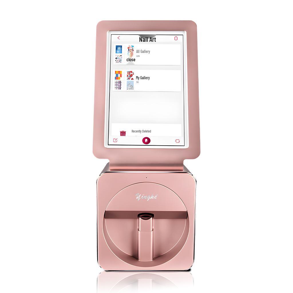 Yinghe Smart Nail Printer - 10.1" Touchscreen, Auto Recognition, 2400 DPI, Color Nail Art Machine