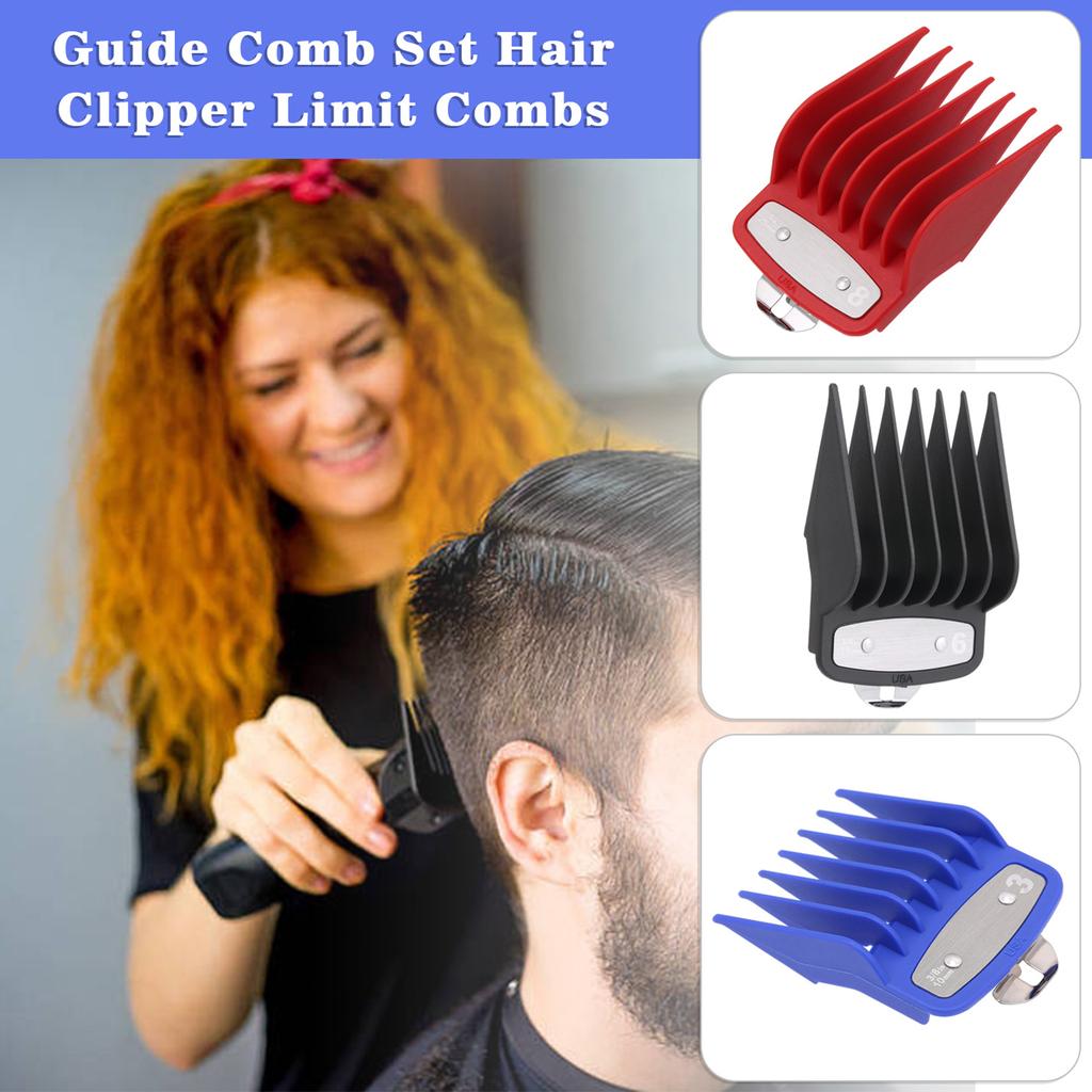 8 Sizes   Comb Set Hair Clipper Cutting Combs Limit Combs