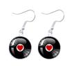 Classic Vintage Vinyl Records Rretro Phonograph Rrecord Dome Glass Ladies Earrings Music Lover Gifts Music Record Disc Earrings