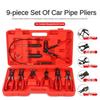 9pcs Car Hose Pipe Bundle Pliers Quick Wire Breaker Oil Pipe Separation Pliers Disassembly and Assembly Car Repair Tool Set