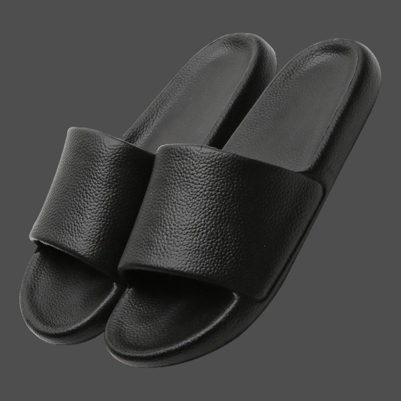 Novas pantufas simples de mola e verão para casa antiderrapantes para pisar em merda pantufas de usar em exterior de fundo plano de uma tira pantufas de banheiro casal