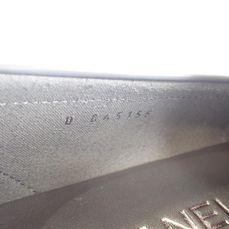 CHANEL  G45156 loafers gray leather Women