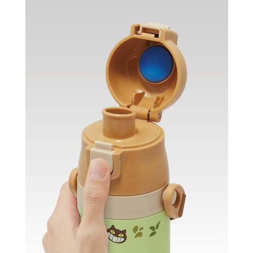 Skater Children's Stainless Steel Water Bottle Direct Drinking 470ml My Neighbor Totoro Cat Bus Sanrio Child-friendly Lightweight Type Cold Storage Wa