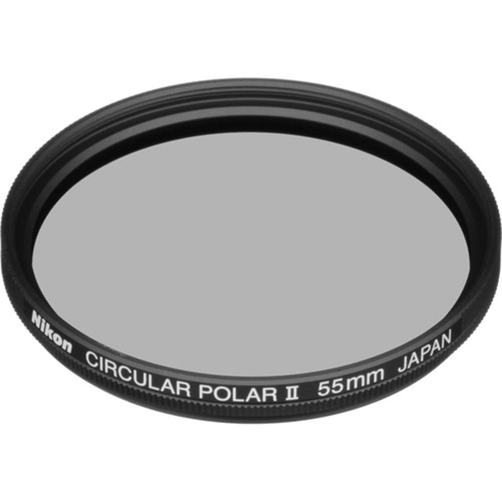 Nikon 55mm Circular Polarizing II Thin Ring Glass Filter Multi-Coated