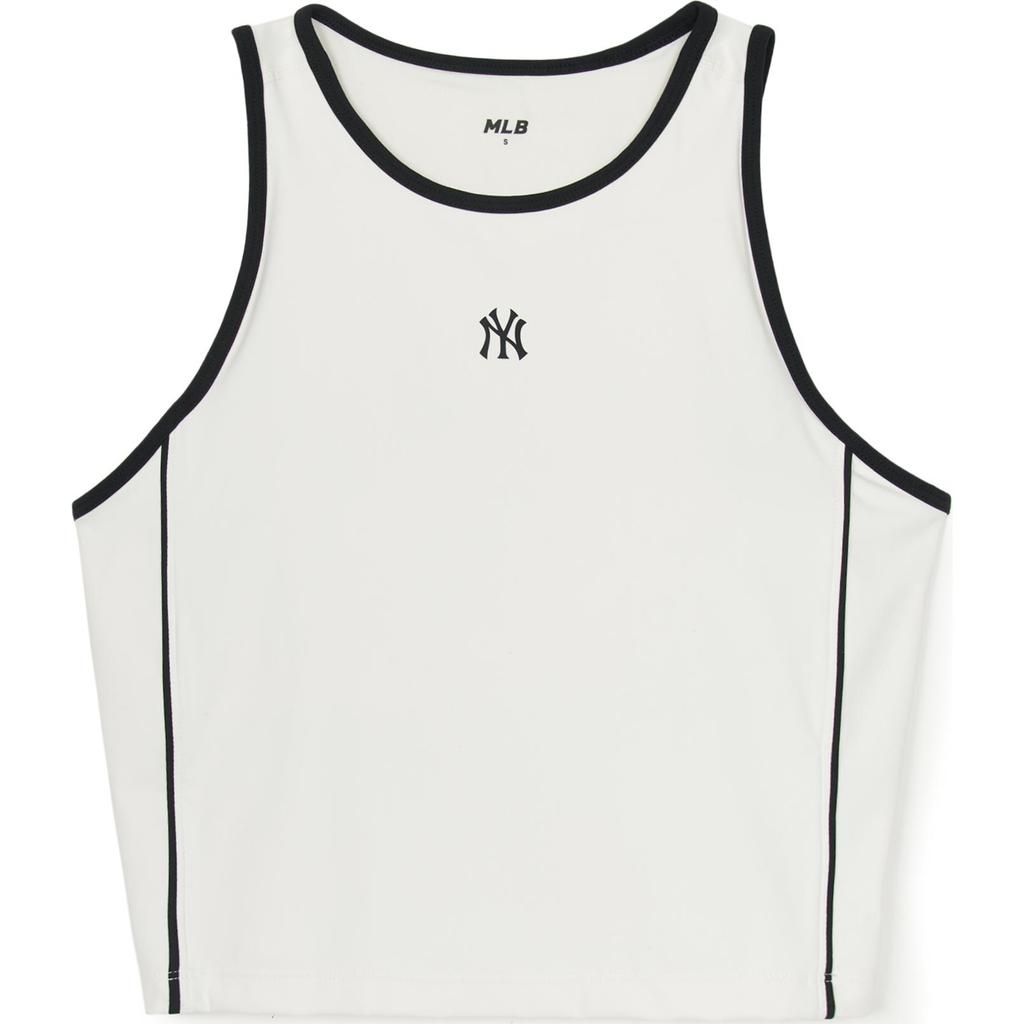 New MLB New York Yankees Tank Top Women's Cream 3FTKB0153-50IVS