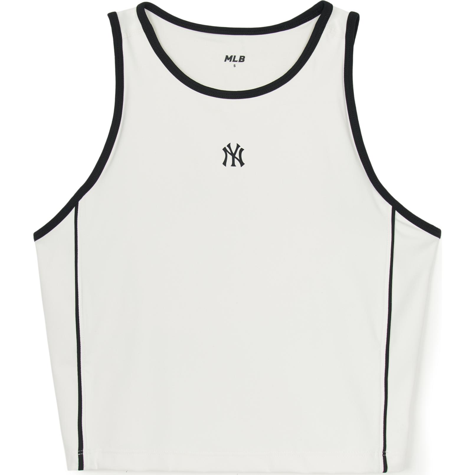 

New MLB New York Yankees Tank Top Women s Cream 3FTKB0153-50IVS XS