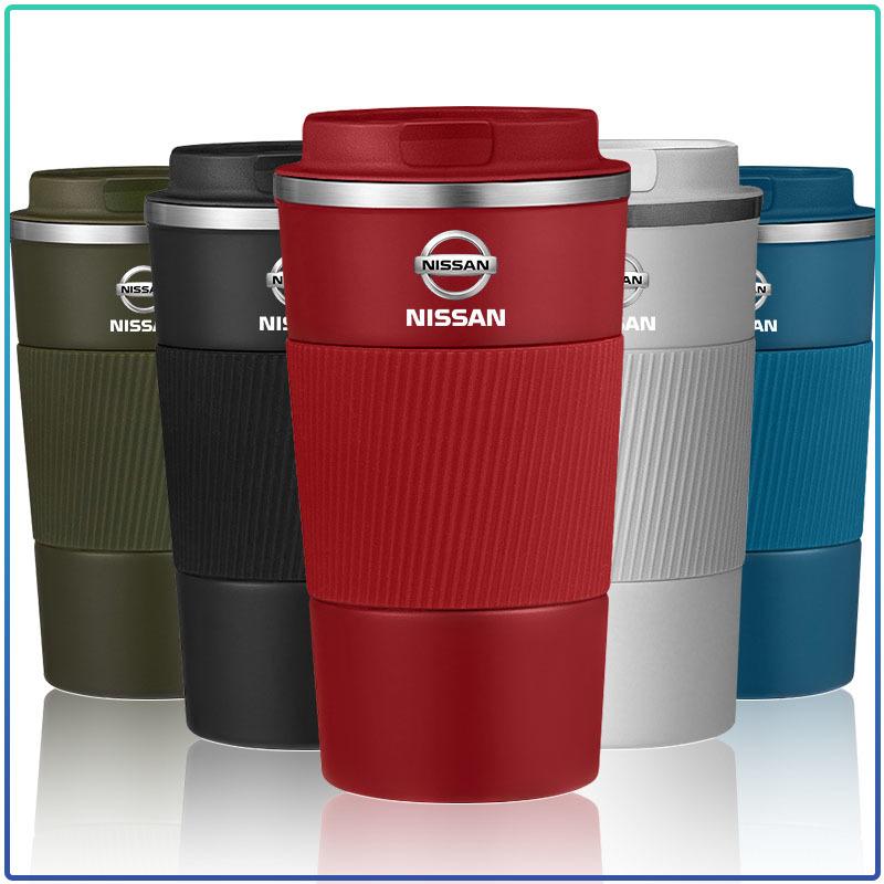 Tasse Thermos à Café en Acier Inoxydable 304 pour Voiture Anti-Fuite Antidérapante Pour Nissan juke leaf micra k12 note patrol qashqai j11 j10 tiida versa xtrail