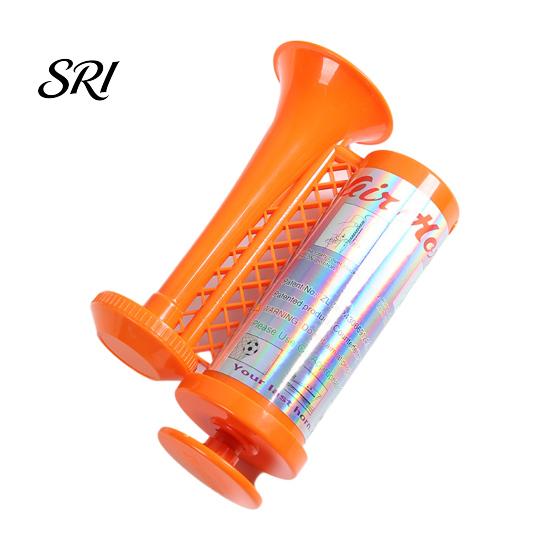 Loud Air Horn Hand Pump for Sports Games, Cheering Noise Maker Hard PP Material Stadium, Portable Push Sound Speaker Soccer Fan Party