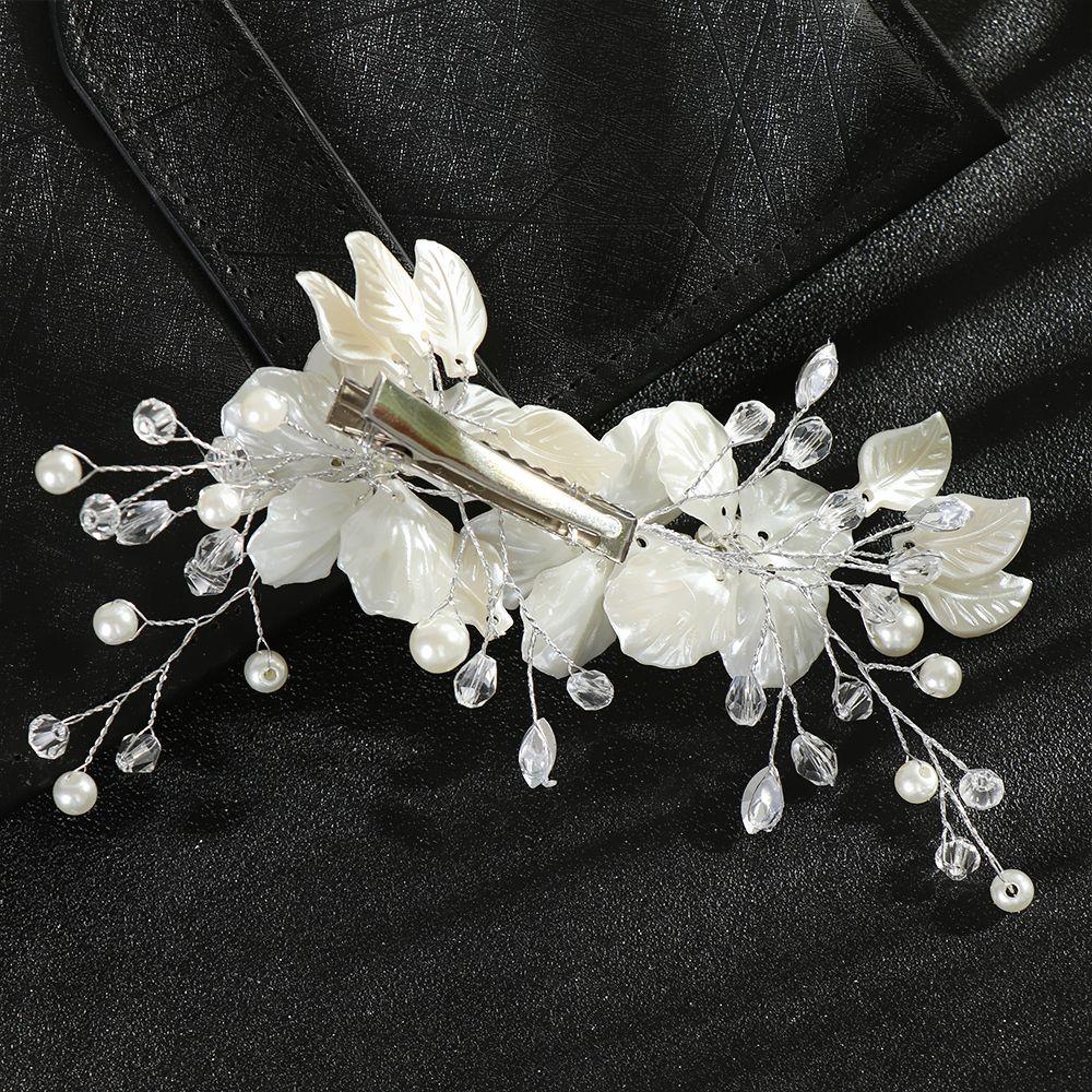 Fashion Crystal Pearl Hair Accessories Bridal Clips Hair Combs Flower Hair Pin Bridesmaid Tiara