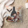 HHilda cartoon girl anime Cushion Cover Inches Farmhouse Decor Home Throw Pillow Covers for Couch Decorations