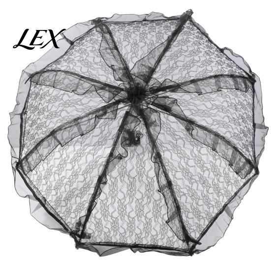 Sun Protection Parasol Vintage Gothic Lace Umbrella, Black Bridal for Halloween Portable Witch Cosplay, Wedding Decoration, Stage Performance