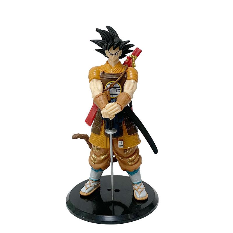 Dragon Ball ZLK Samurai Son Goku Broly Super Saiyan PVC Action Figures Anime PVC Model Toys Collection Doll Desk Ornaments Gift