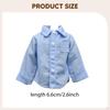 1/ Figure Shirt 6 inch Male Clothes Realistic Miniature Soft Cosplay Model DIY Doll Dressing