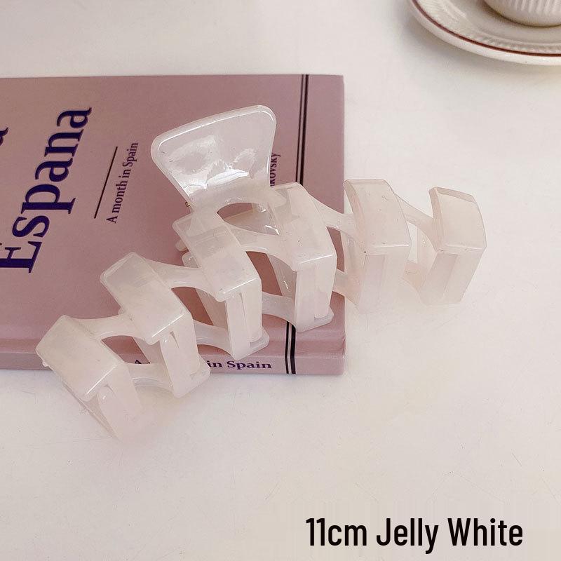 Exquisite Acrylic Claw Clip for Thick Hair - Large High-End Shark Hairpin