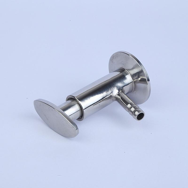 Acciaio Inossidabile SS304 Valvola di Campionamento a Morsetto 1.5  Sanitario Ferrule Tipo Tri-Clamp Alimento Medicina Valvola di Campionamento Ellitt