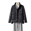 Women's Retro Artistic Down Jacket - Winter 2023 Collection: Frog Button, Ethnic Style, Fashionable Short Design