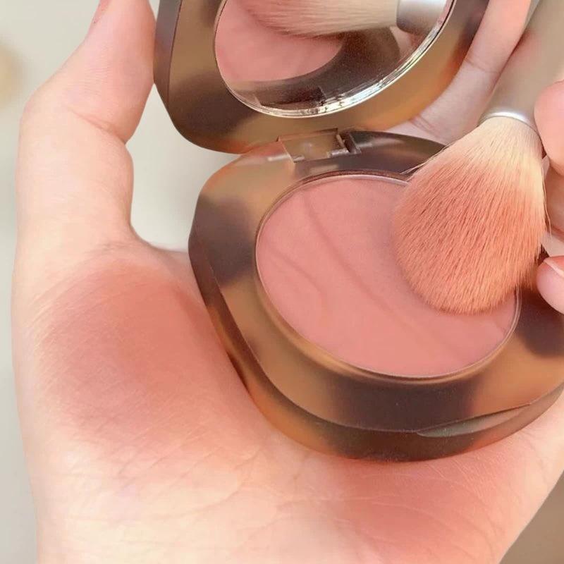 Amber Matte Blush & Contour - Natural Nude, Long-lasting, Non-caking Formula