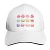 Assorted Colorful Macarons Set Baseball Cap Luxury Hat Custom Cap Golf Hat Unisex Hat Beach Womens Unisexs