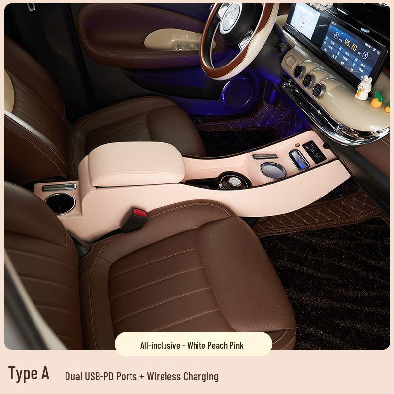 Armrest Storage Box for Wuling Bingo Electric Vehicle Interior Modification