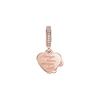 Pandora Rose Gold Heart Pendant Love You Forever Women Jewelry 789369C01
