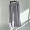 Womens Textured Elastic Waist Drawstring Wide Leg Pants Casual Loose Trousers