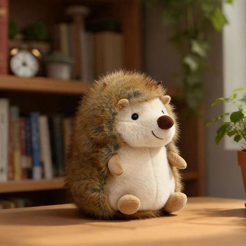 Cute Simulation Squishy Hedgehog Plush Toy Multiple Sizes Stuffed Animal Doll For Home Decor Birthday Gift For Kids And Adults