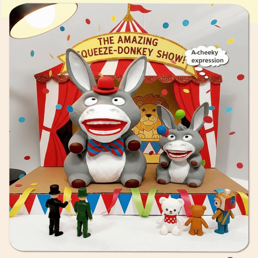 Indestructible Squeeze Toy Slow Rising Donkey Shape Squeeze Toy Cute Stress Relief Toy  Anti Stress