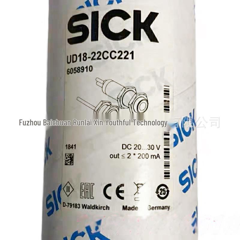 UD18-22CC221 Sick Ultrasonic Sensor 6058910 - Plug & Play, New, In Stock. UD18-22CC221