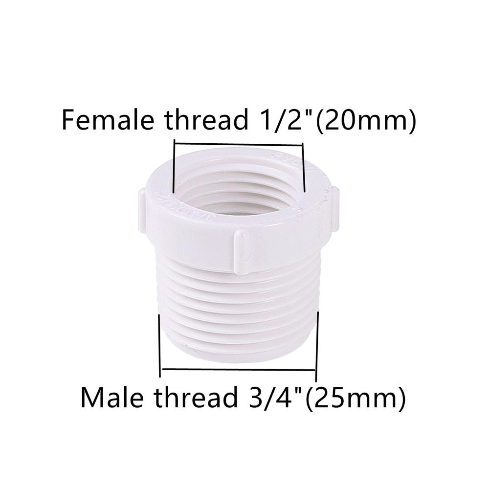 1/2" 3/4" 1" Thread Reducing Connector Water Supply Faucet Conversion Connector Irrigation Watering System Fittings
