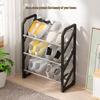Stair-Step Shoe Rack: Perfect for Dorms & Doorways, Multifunctional Design