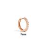 1 Set   Metal Circle Drop Small Earrings For Women Trend Pendant Piercing Earrings Set Jewelry Gift