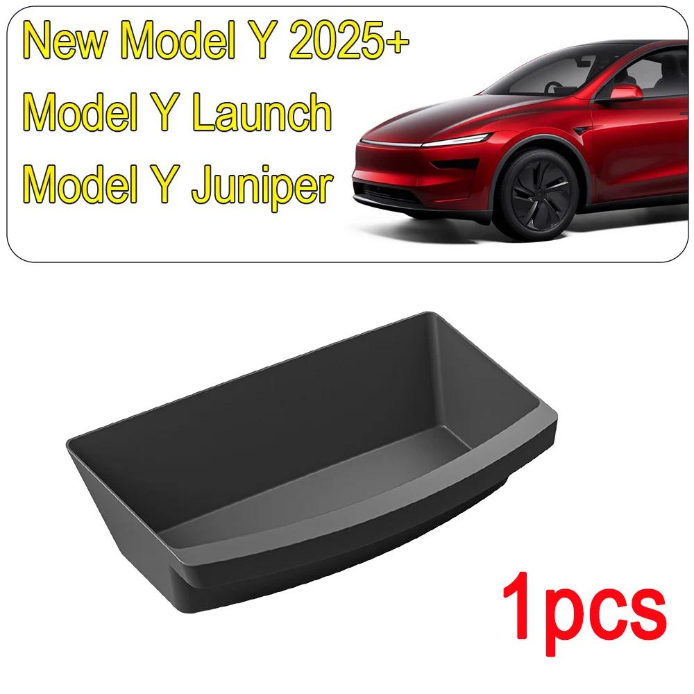 for Tesla Model Y Juniper/Launch 2025 Under Seat Storage Box Accessories Drawer Type Organizer Storage Front Seat Lower Box Case